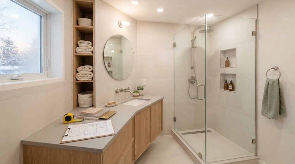 Saskatoon Bathroom Renovation Ideas for Showers and Small Bathrooms